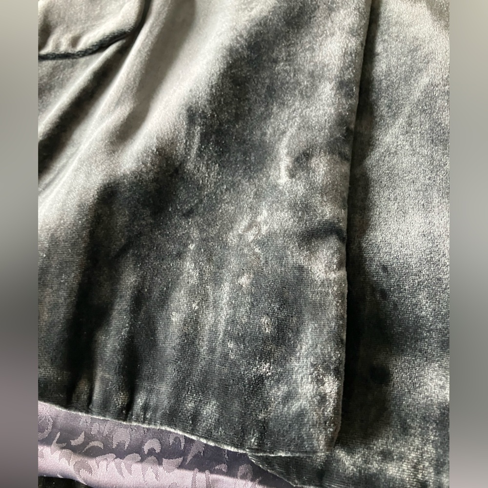 ANTHROPOLOGIE Hunter Green Alessia Velvet Light Weight Blazer Size MP - Picture 8 of 13